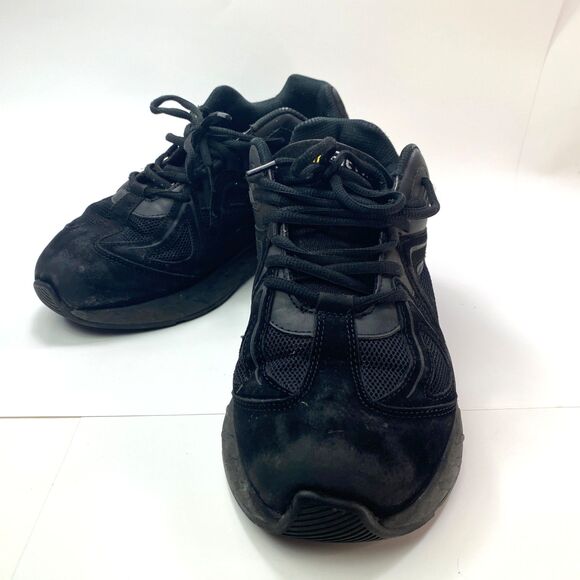 Fitville Marca Rebound Core Black Sneaker Shoes Size 10 XWide 11.5 Womens Lace - Picture 2 of 11